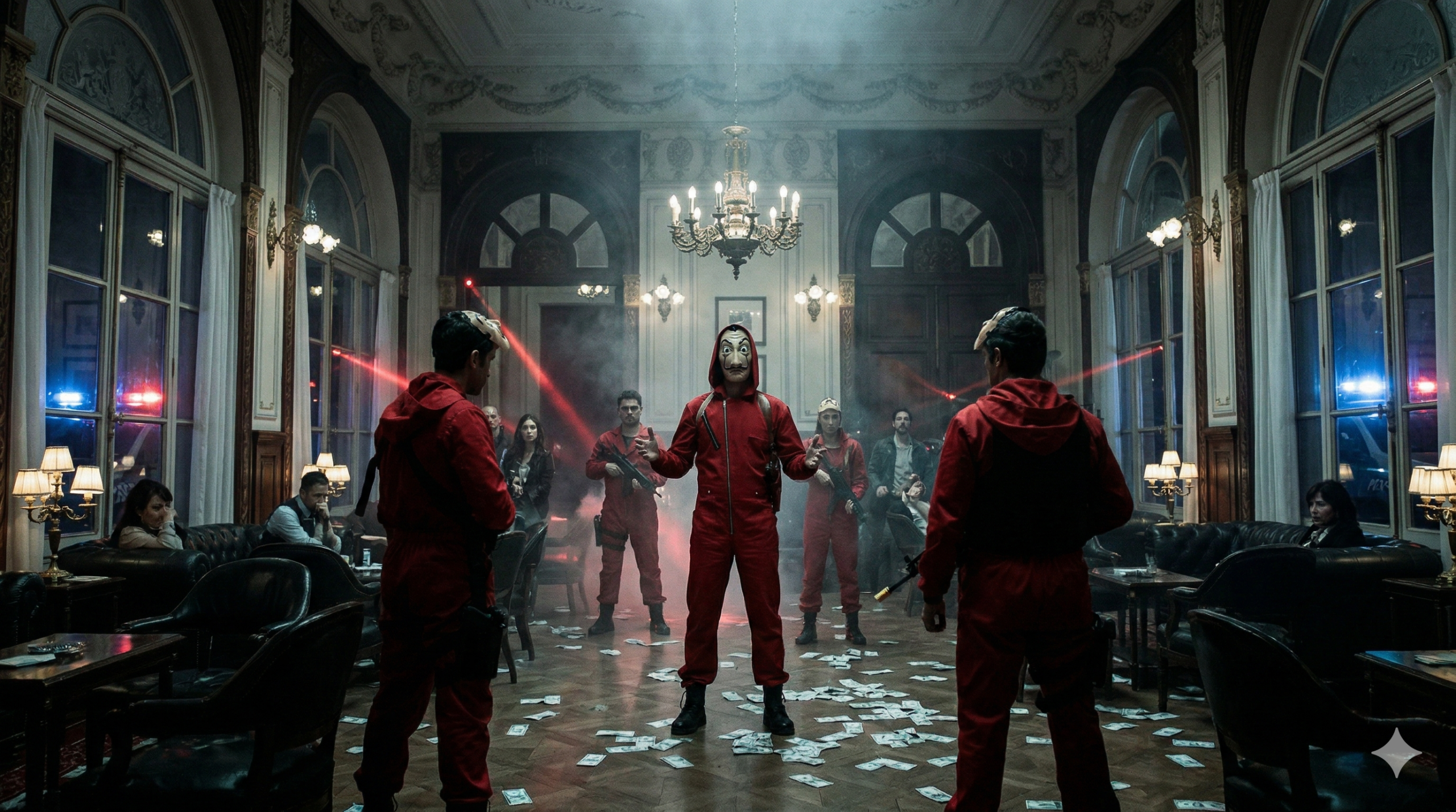 Real Casino de Madrid dónde se filmó La Casa de Papel — escena de Berlín